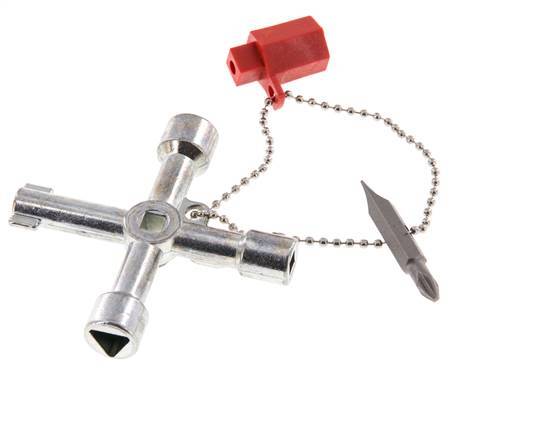 Clé d'armoire de commande standard 72x72mm