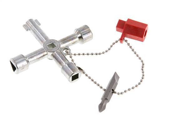 Clé d'armoire de commande standard 72x72mm