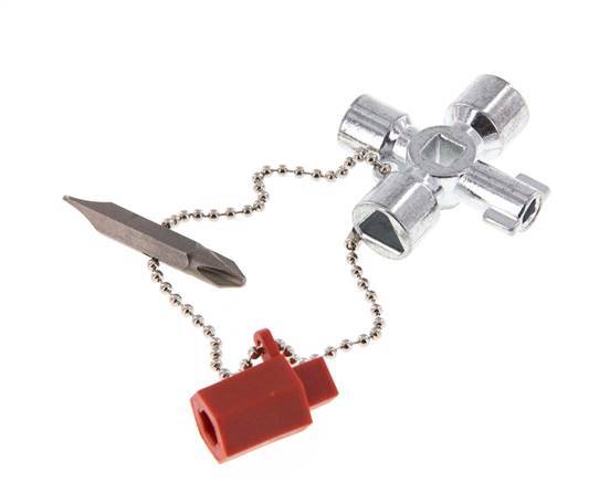 Clé d'armoire de commande Mini 42x42mm