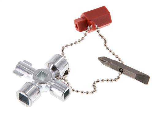 Clé d'armoire de commande Mini 42x42mm