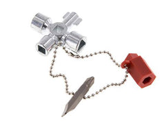 Clé d'armoire de commande Mini 42x42mm