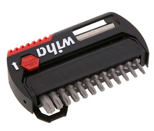 Wiha - Assortiment d'embouts TORX 13 pièces avec porte-embouts