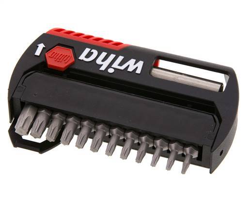 Wiha - Assortiment d'embouts TORX 13 pièces avec porte-embouts