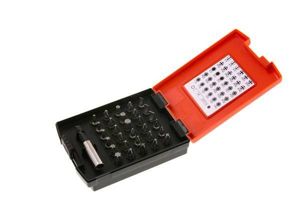 Wiha 31-Pièces Assortiment De Bits Support Magnétique Boîte En Plastique