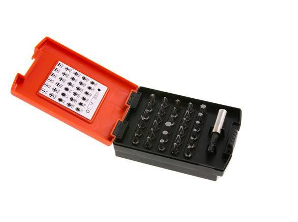 Wiha 31-Pièces Assortiment De Bits Support Magnétique Boîte En Plastique