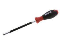 Porte-embouts flexible à main 1/4" (6,3 mm) avec verrouillage par circlip