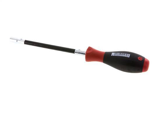 Porte-embouts flexible à main 1/4" (6,3 mm) avec verrouillage par circlip