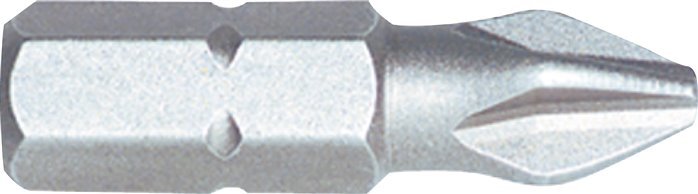 Wera PZ3 Pozidriv Tournevis en acier inoxydable 1/4" (6.3mm) [2 pièces].