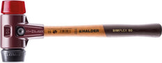 Halder Simplex Soft Face Hammer Replaceable Rubber/Plastic Buttons 40mm