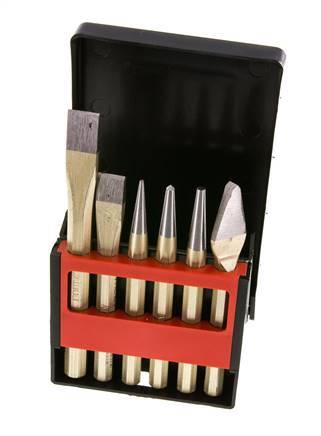 Jeu de ciseaux plats (6 pièces)