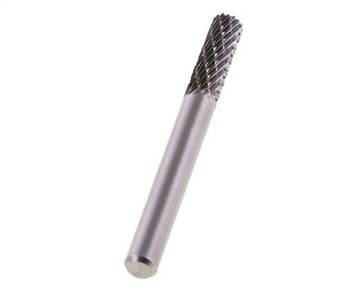 Cylindre ZYA-S avec fraise en carbure de tungstène de 6 mm en forme de coupe en bout