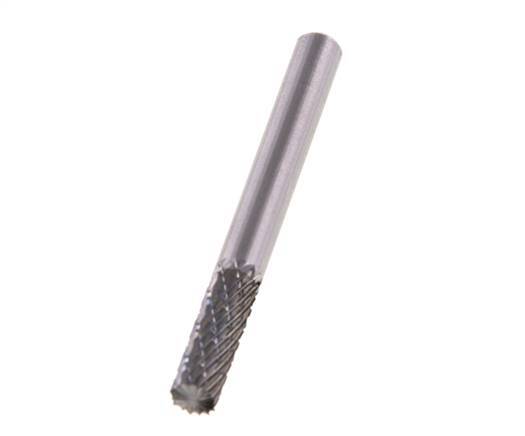 Cylindre ZYA-S avec fraise en carbure de tungstène de 6 mm en forme de coupe en bout
