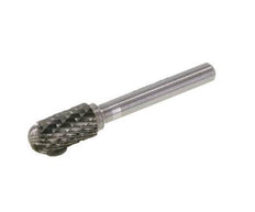 WRC Fraise en carbure de tungstène 10 mm en forme de cylindre à nez sphérique