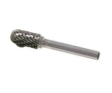 WRC Fraise en carbure de tungstène 10 mm en forme de cylindre à nez sphérique