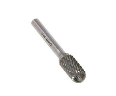 WRC Fraise en carbure de tungstène 10 mm en forme de cylindre à nez sphérique