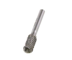 WRC Fraise en carbure de tungstène 10 mm en forme de cylindre à nez sphérique