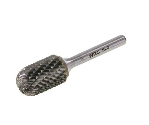 WRC Ball Nose Cylinder Shaped 16 mm Carbide Burr