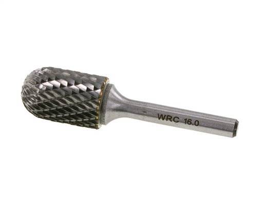 WRC Ball Nose Cylinder Shaped 16 mm Carbide Burr