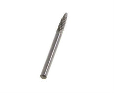 Fraise en carbure RBF à nez rond en forme d'arbre 3 mm