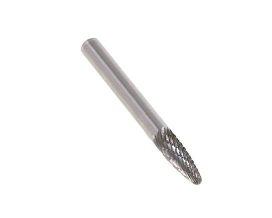 RBF Fraise en carbure à nez rond en forme d'arbre 6 mm