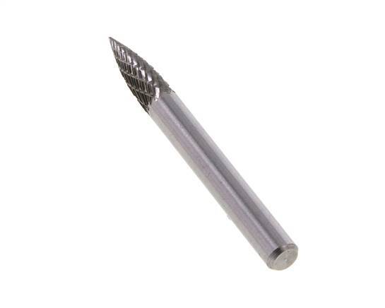SPG Pointed Tree Shaped 6 mm Carbide Burr