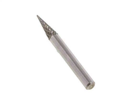 SKM Pointed Cone Shaped 6 mm Carbide Burr