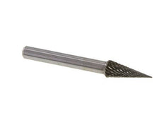 SKM Fraise en carbure de tungstène 8 mm en forme de cône pointu