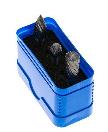 ZYA-S/KUD/SPG Jeu de 3 pièces en carbure de tungstène 10 mm