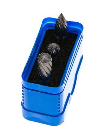 ZYA-S/KUD/SPG Jeu de 3 pièces en carbure de tungstène 10 mm