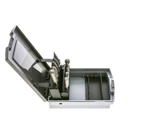 ZYA-S/WRC/KUD/RBF/SPG/SKM Jeu de 10 fraises en carbure de 10 et 12 mm