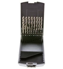 Jeu de 19 forets hélicoïdaux DIN 338 N HSS-G 1 - 10 mm