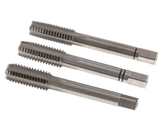 Taraud manuel 3 pièces M 10x1.50 à filetage standard (DIN 352)