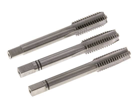 Taraud manuel 3 pièces M 10x1.50 à filetage standard (DIN 352)