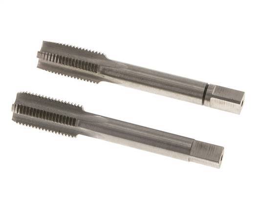 Taraud manuel 2 pièces M 10x1.00 à filetage fin (DIN 2181)