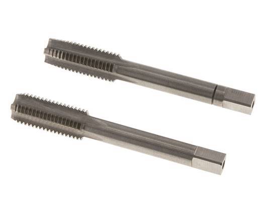 Taraud manuel 2 pièces M 10x1.25 à filetage fin (DIN 2181)