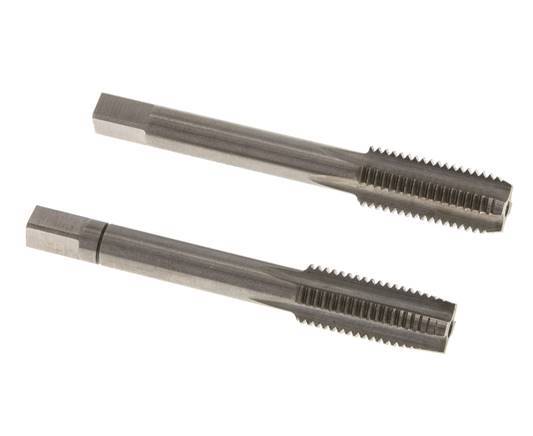 Taraud manuel 2 pièces M 10x1.25 à filetage fin (DIN 2181)