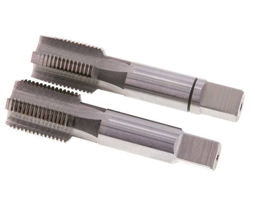 Taraud manuel 2 pièces G 3/8" DIN 5157 (DIN 253)