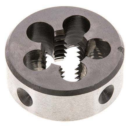 Filière ronde DIN EN 22568 Filetage standard M 18x2.50