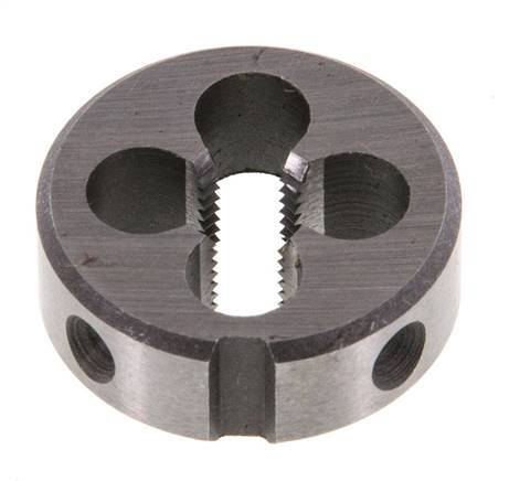 Filière ronde DIN EN 22568 Filetage fin M 6x0.75