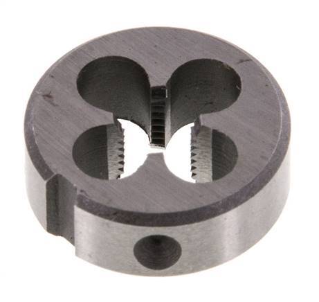 Filière ronde DIN EN 22568 Filetage fin M 6x0.75