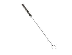 Brosse à tubes avec oeillet 10 mm en fil d'acier ondulé