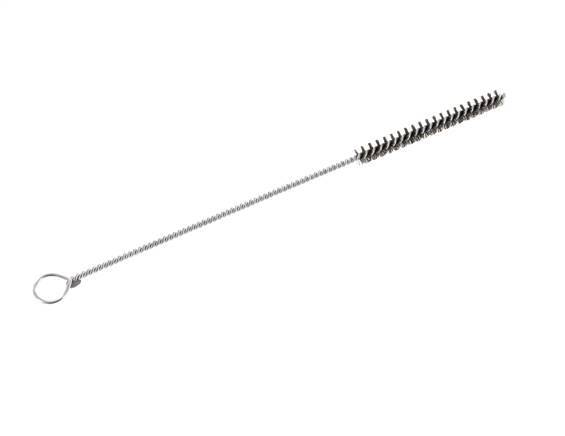 Brosse à tubes avec oeillet 10 mm en fil d'acier ondulé