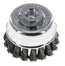 Brosse à cupules 65 mm (M 14X2) Fil d'acier 0.5 mm (18xBraided)