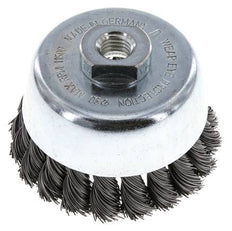 Brosse à cupules 90 mm (M 14X2) Fil d'acier 0.5 mm (20xBraided)