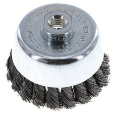 Brosse à cupules 90 mm (M 14X2) Fil d'acier 0.5 mm (20xBraided)