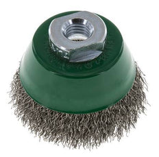 Brosse à godet 65 mm (M 14X2) Fil en acier inoxydable 0.3 mm (ondulé)