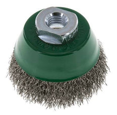 Brosse à godet 65 mm (M 14X2) Fil en acier inoxydable 0.3 mm (ondulé)