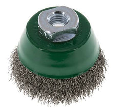 Brosse à godet 65 mm (M 14X2) Fil en acier inoxydable 0.3 mm (ondulé)