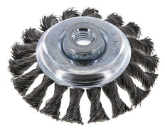 Brosse en biseau Fil d'acier tressé 100X12 mm ( M14X2)
