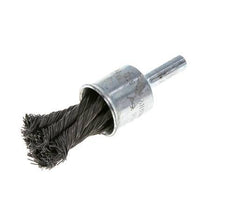 Brosse métallique 19 mm 6 mm Arbre Fil d'acier 0.35 mm 6xBraided